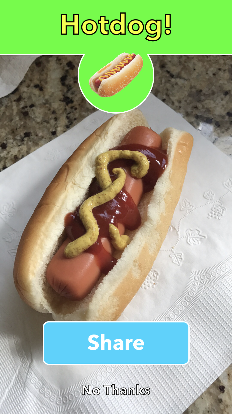 basic hotdog